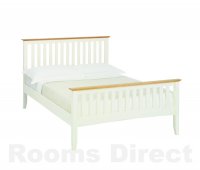 Alaska Painted Oak Bed 135cm (Double) Ivory Oak Alaska Painted Oak Bed 135cm (Double) Ivory Oak