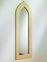 Mottisfont Painted Pine Gothic Mirror Mottisfont Painted Pine Gothic Mirror