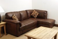 Isabella Leather Corner Sofa - Brown Analine Leather Isabella Leather Corner Sofa - Brown Analine Leather