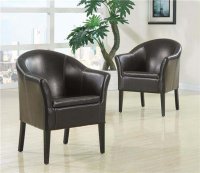Boston Tub Chair - Brown Leather Boston Tub Chair - Brown Leather