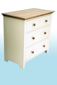 Cambridge Painted Pine 2 Over 2 Chest Of Drawers Cambridge Painted Pine 2 Over 2 Chest Of Drawers